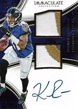 2016 Panini Immaculate Collection - Immaculate Signature Patches Rookie #KR Keenan Reynolds Front