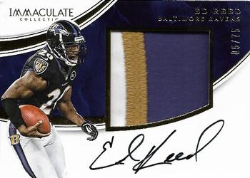 2016 Panini Immaculate Collection - Premium Patch Autographs #ER Ed Reed Front