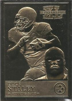 2006 The Danbury Mint Super Bowl XL Champion 22Kt Gold #NNO Duce Staley Front