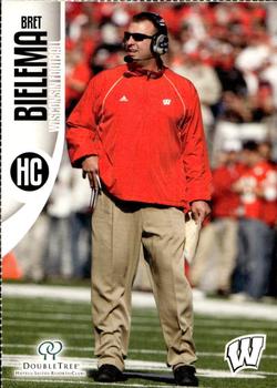 2008 Wisconsin Badgers Program Cards #NNO Bret Bielema Front