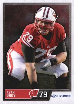 2012 Wisconsin Badgers Program Cards #NNO Ryan Groy Front
