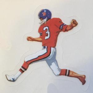 1988 Football Heroes Stickers #9 Rich Karlis Front