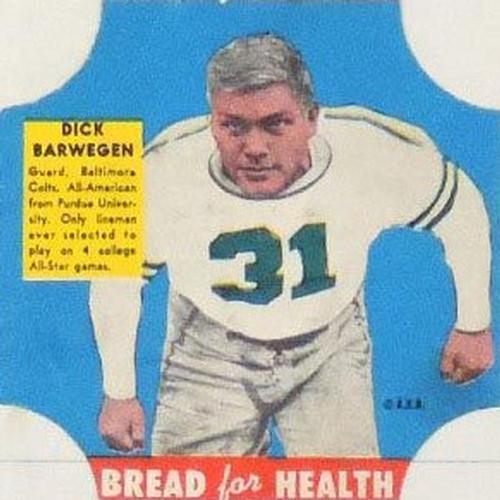 1950 Fischer's Bread for Health #NNO Dick Barwegen Front