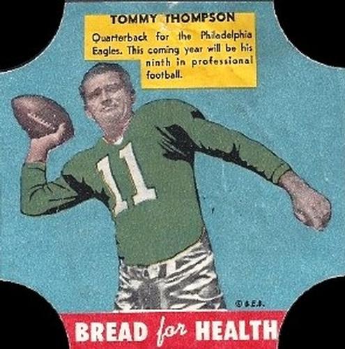 1950 Fischer's Bread for Health #NNO Tommy Thompson Front
