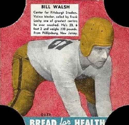 1950 Fischer's Bread for Health #NNO Bill Walsh Front