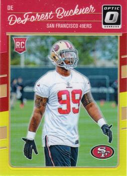 2016 Donruss Optic - Red and Yellow #112 DeForest Buckner Front