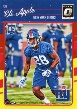 2016 Donruss Optic - Red and Yellow #133 Eli Apple Front