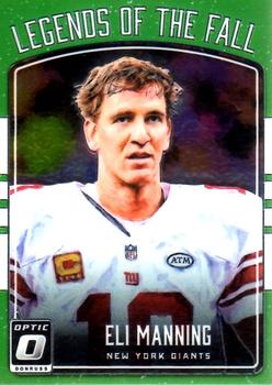 2016 Donruss Optic - Legends of the Fall #3 Eli Manning Front