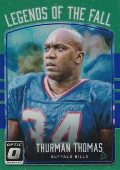 2016 Donruss Optic - Legends of the Fall Blue #16 Thurman Thomas Front