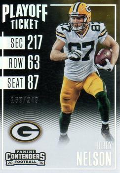 2016 Panini Contenders - Playoff Ticket #35 Jordy Nelson Front