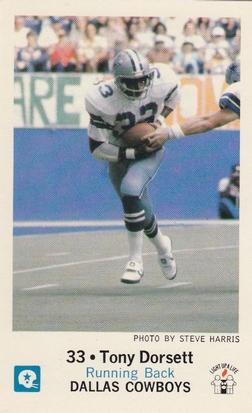 1979 Dallas Cowboys Police #NNO Tony Dorsett Front