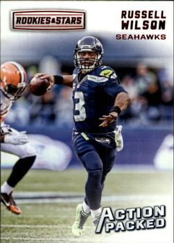 2016 Panini Rookies & Stars - Action Packed #1 Russell Wilson Front