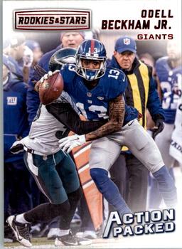 2016 Panini Rookies & Stars - Action Packed #5 Odell Beckham Jr. Front
