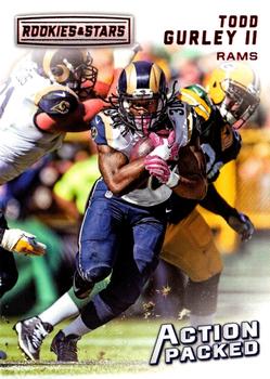2016 Panini Rookies & Stars - Action Packed #7 Todd Gurley II Front