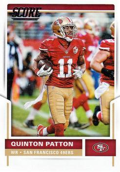 2017 Score #138 Quinton Patton Front