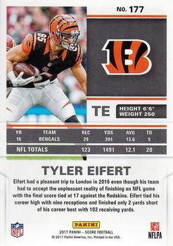 2017 Score #177 Tyler Eifert Back