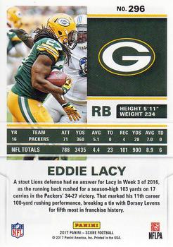 2017 Score #296 Eddie Lacy Back