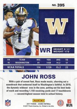 2017 Score #395 John Ross Back