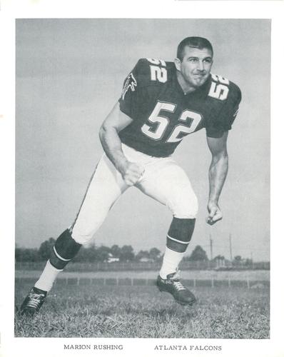 1967 Atlanta Falcons Picture Pack #NNO Marion Rushing Front