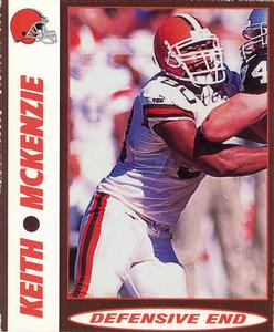 2000 Advance Auto Parts Cleveland Browns #NNO Keith McKenzie Front