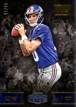 2016 Panini Honors - Gold #52 Eli Manning Front