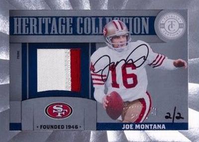 2016 Panini Honors - Recollection Collection #37 Joe Montana Front