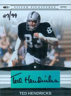 2016 Panini Honors - Recollection Collection #SS-TH Ted Hendricks Front