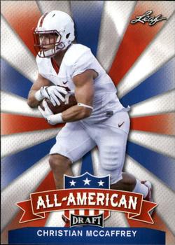 2017 Leaf Draft - All-American #AA-04 Christian McCaffrey Front