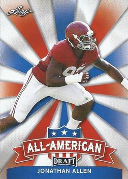 2017 Leaf Draft - All-American #AA-13 Jonathan Allen Front