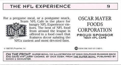 1992 NFL Experience #9 Super Bowl VIII Back