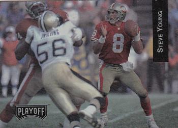 1993 Playoff - Promos #5 Steve Young Front