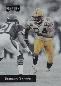 1993 Playoff - Promos #6 Sterling Sharpe Front