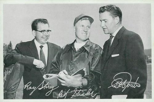 1955 San Francisco 49ers #NNO 49ers Announcers (Roy Storey / Red Strader / Bob Fouts) Front