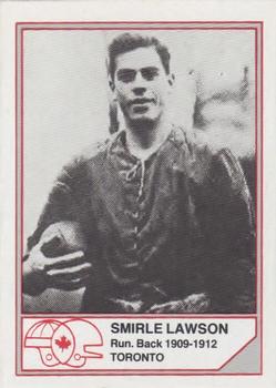 1983 JOGO CFL Hall of Fame Series B #B14 Smirle Lawson Front