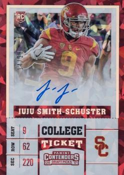 2017 Panini Contenders Draft Picks - Cracked Ice #105 JuJu Smith-Schuster Front