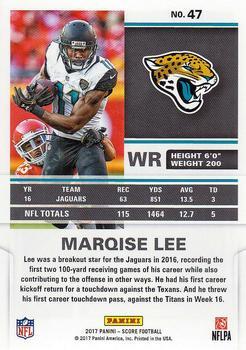 2017 Score - End Zone #47 Marqise Lee Back