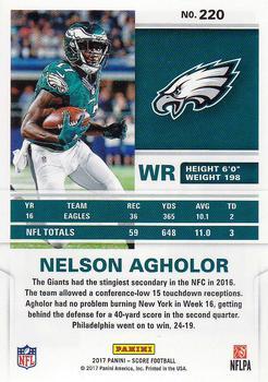 2017 Score - End Zone #220 Nelson Agholor Back