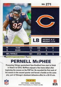 2017 Score - End Zone #271 Pernell McPhee Back
