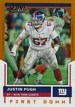 2017 Score - First Down #327 Justin Pugh Front