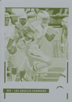 2017 Score - Printing Plates Yellow #4 Tyrell Williams Front