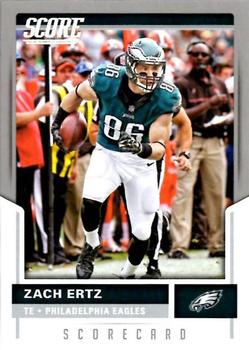 2017 Score - Scorecard #285 Zach Ertz Front