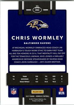 2017 Donruss #393 Chris Wormley Back