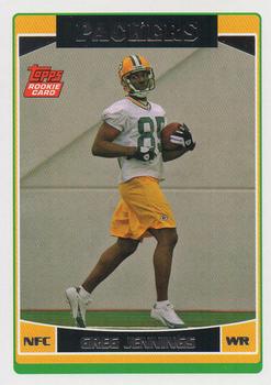 2006 Topps Green Bay Packers #GB12 Greg Jennings Front