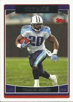 2006 Topps Tennessee Titans #TEN10 Travis Henry Front