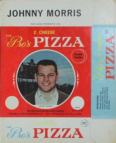 1967 Pro's Pizza Chicago Bears Discs #NNO Johnny Morris Front