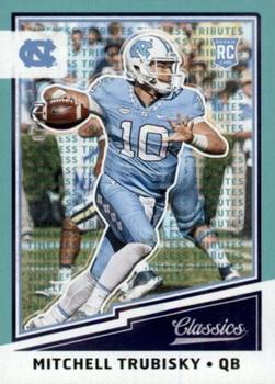 2017 Panini Classics - Timeless Tributes Blue #269 Mitchell Trubisky Front