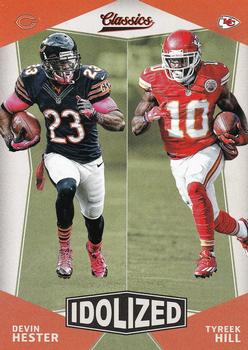 2017 Panini Classics - Idolized #17 Devin Hester / Tyreek Hill Front