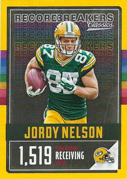 2017 Panini Classics - Record Breakers Gold #9 Jordy Nelson Front