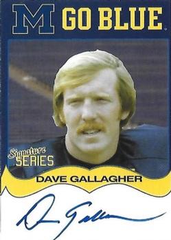 2002 TK Legacy Michigan Wolverines - Go Blue Autographs #MGB156 David Gallagher Front