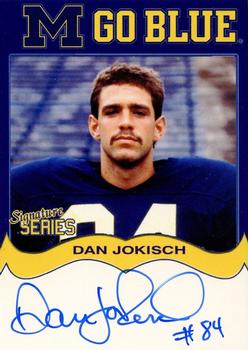 2002 TK Legacy Michigan Wolverines - Go Blue Autographs #MGB90 Dan Jokisch Front